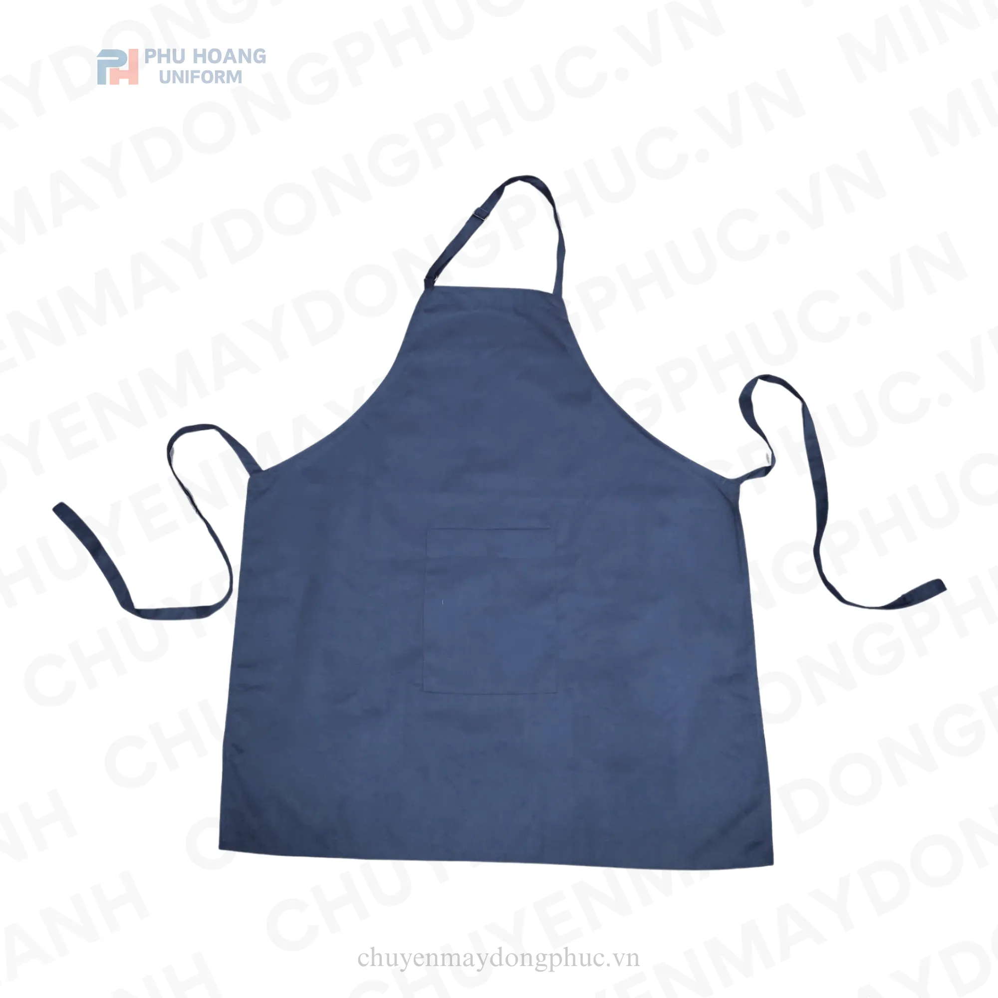 TẠP DỀ YẾM MAY SẴN MÀU XANH DƯƠNG Tạp dề may sẵn