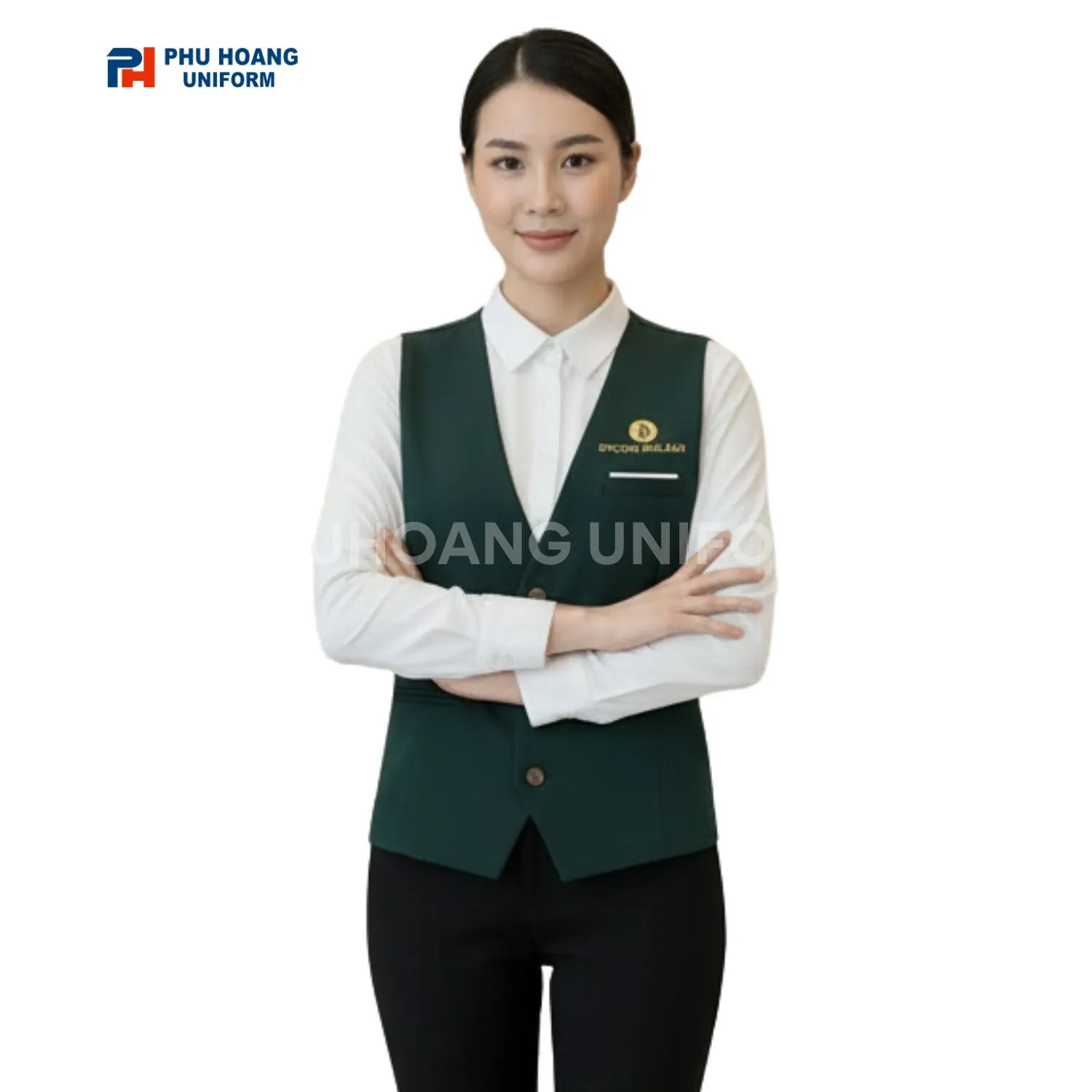 ĐỒNG PHỤC ÁO GILE TIỆM NAILS Áo gile nails