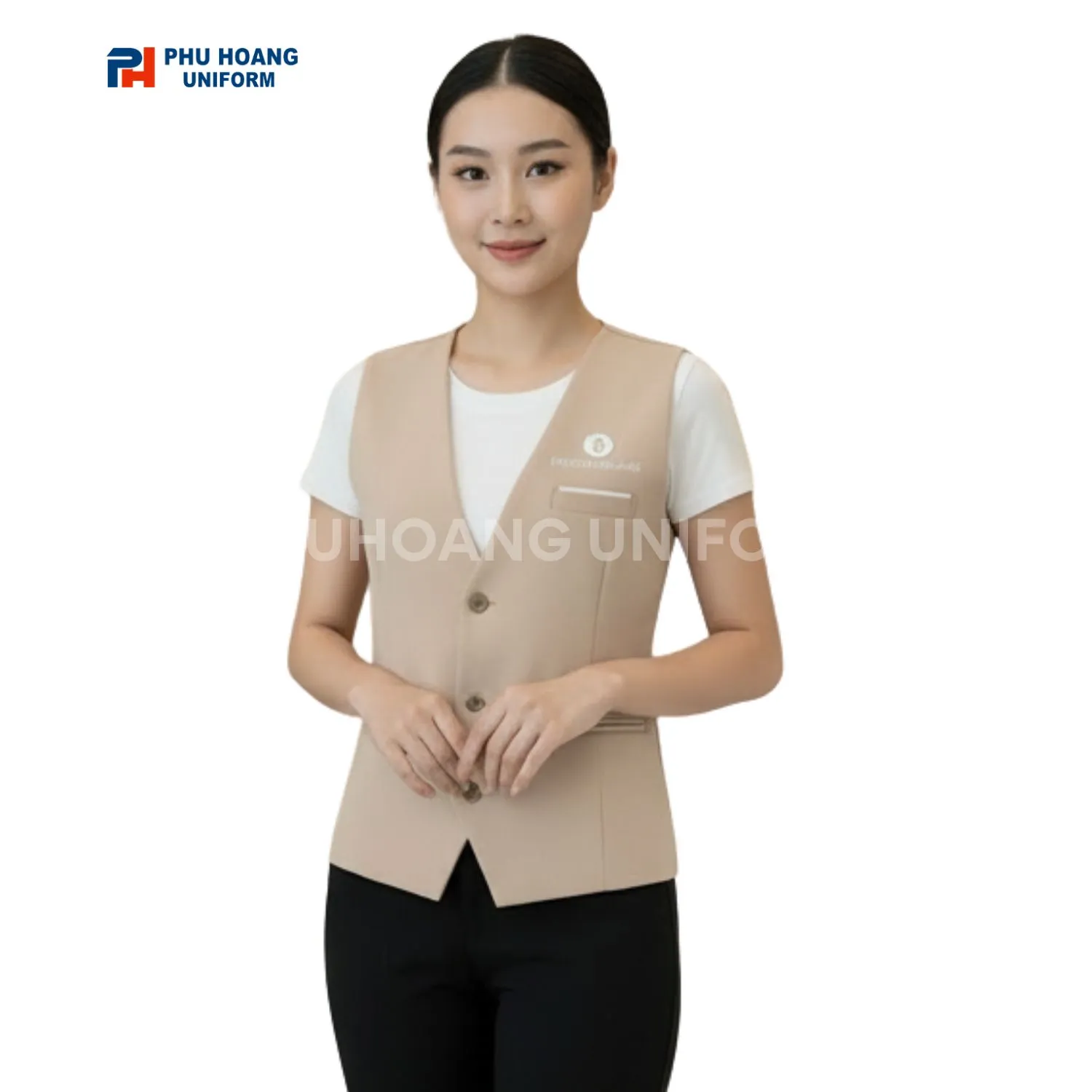 ĐỒNG PHỤC ÁO GILE TIỆM NAILS Áo gile nails