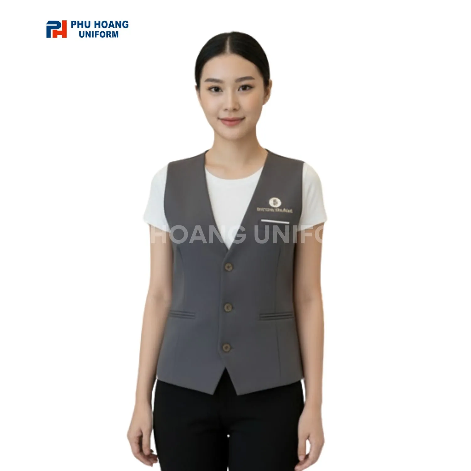 ĐỒNG PHỤC ÁO GILE TIỆM NAILS Áo gile nails