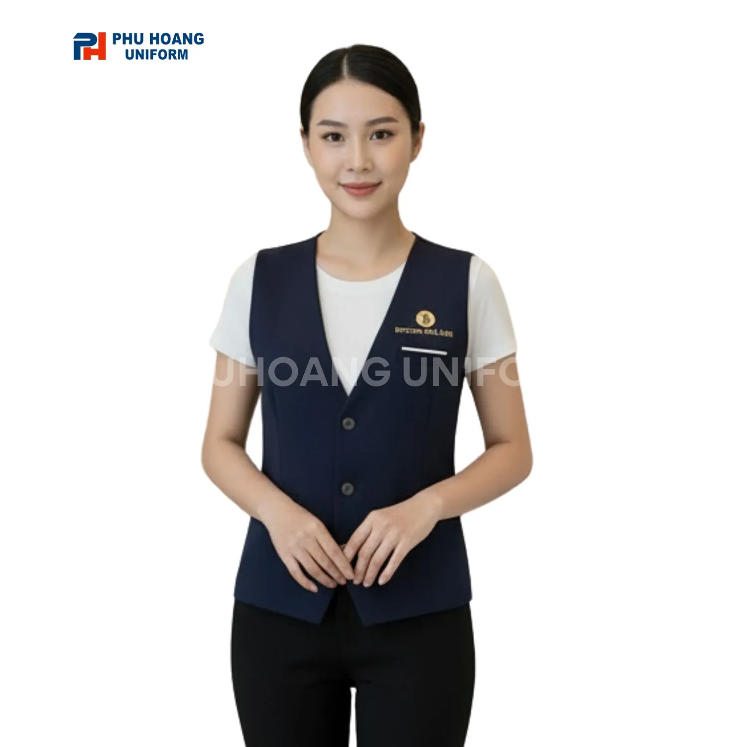 ĐỒNG PHỤC ÁO GILE TIỆM NAILS Áo gile nails