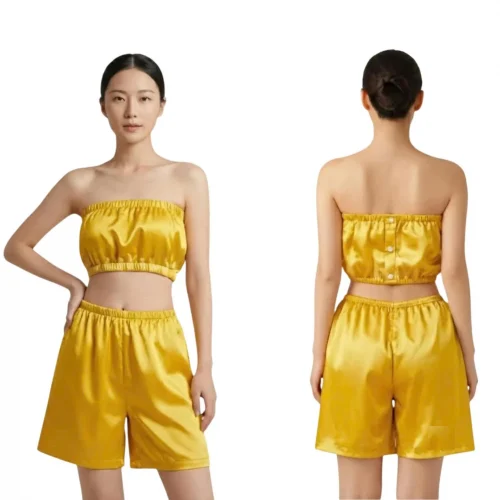 BỘ QUÂY SPA NÚT SAU VÀNG ĐẬM