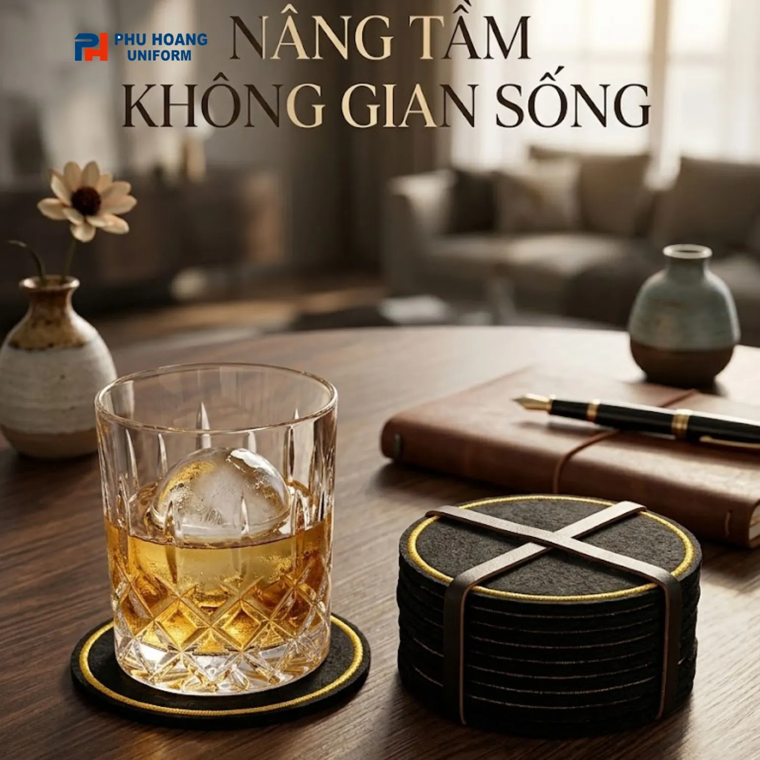 BỘ LÓT LY QUÁN CÀ PHÊ Bộ lót ly