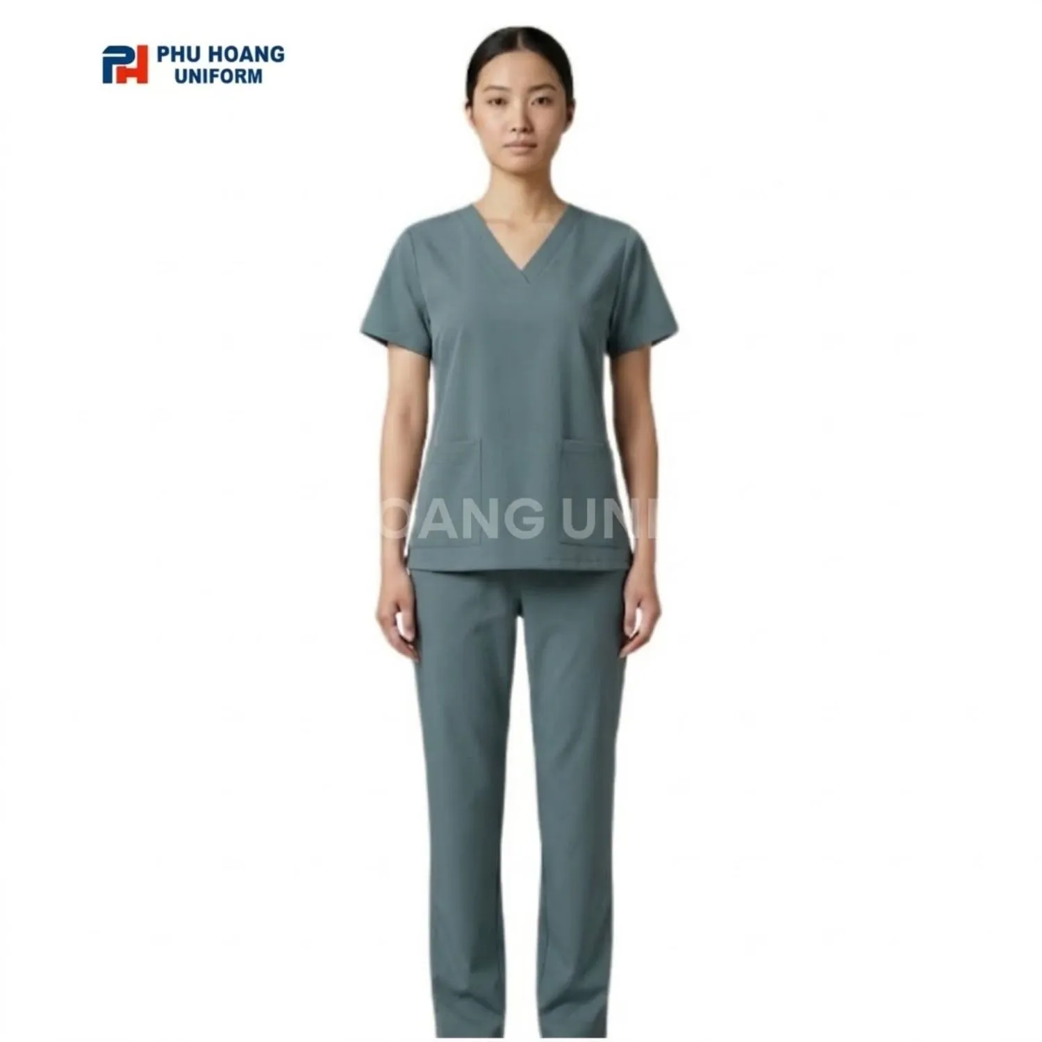 BỘ SPA CỔ TIM MÀU XÁM XANH Bộ spa cổ tim