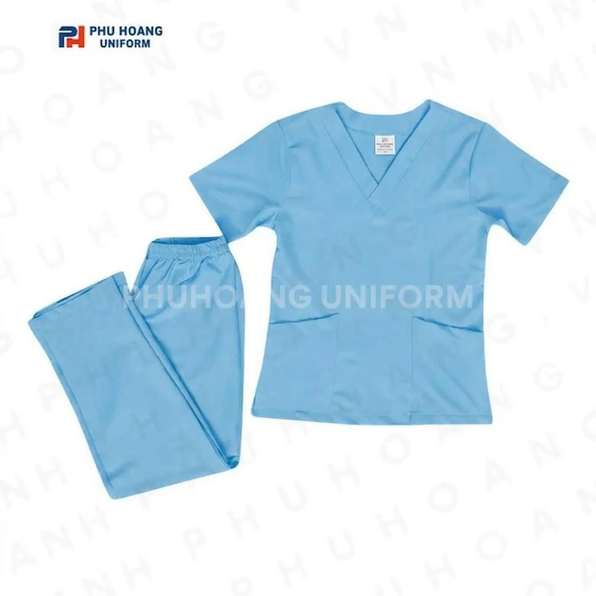 BỘ SPA CỔ TIM MÀU XANH NHẠT Bộ spa cổ tim