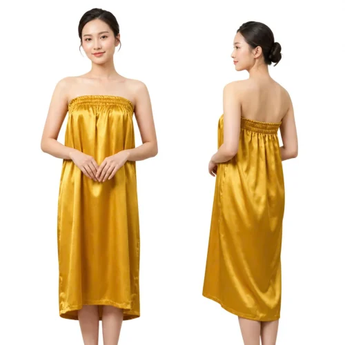 VÁY QUÂY SPA MÀU VÀNG