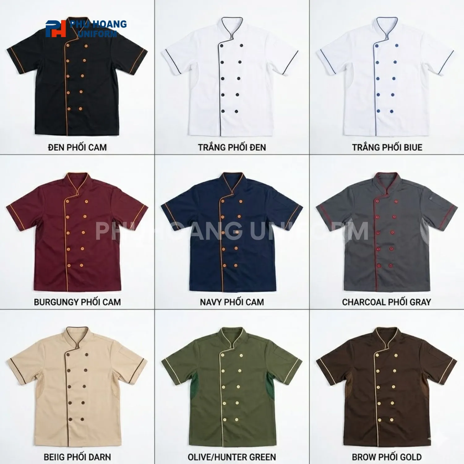 ÁO BẾP CÓ LƯỚI Áo bếp có lưới