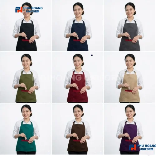 Tạp dề tiệm nail