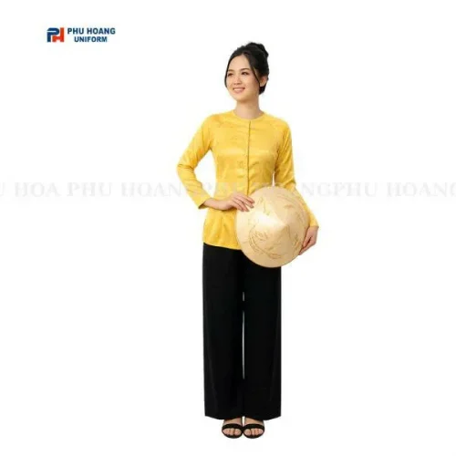 Áo bà ba vải gấm