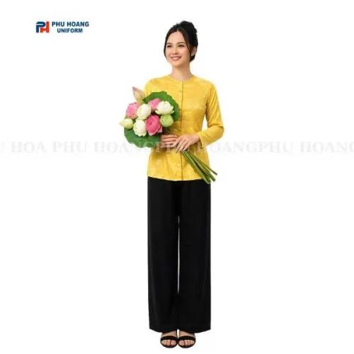 Áo bà ba vải gấm