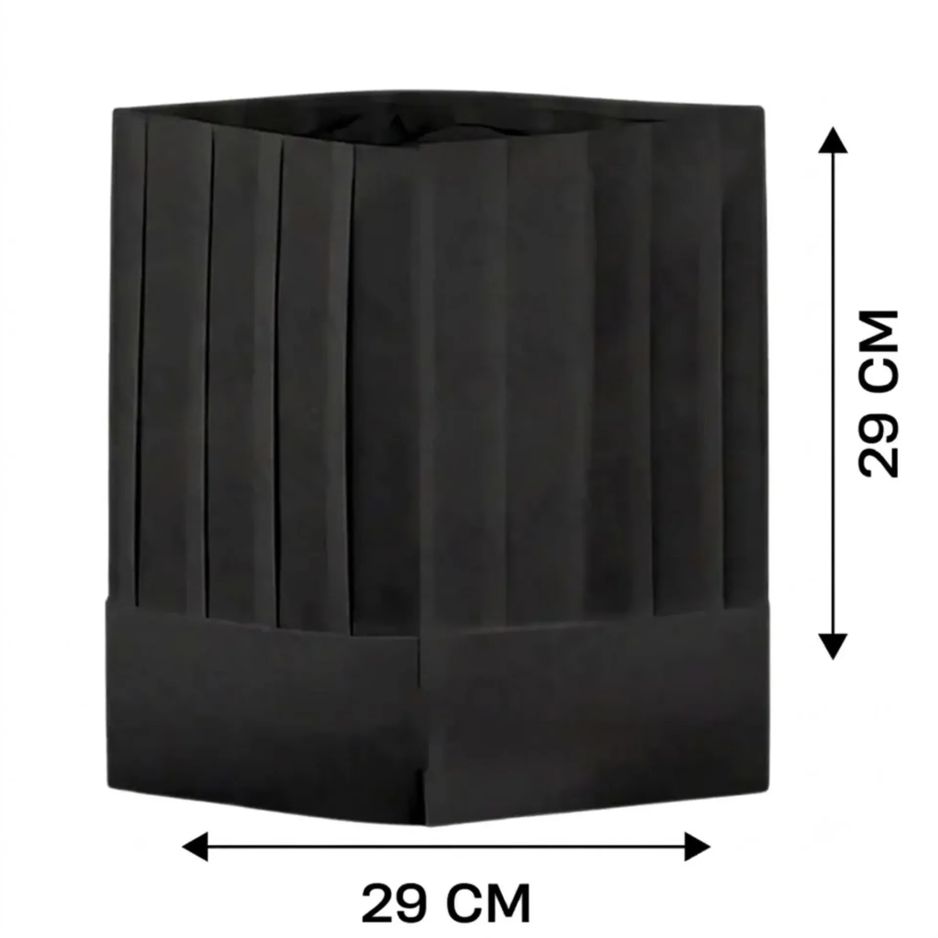 non-bep-giay-mau-den-29cm 15 NÓN BẾP GIẤY MÀU ĐEN 29CM (10)