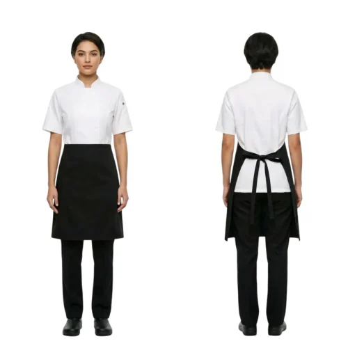 Tạp Dề Ngắn Màu Đen Cao Cấp