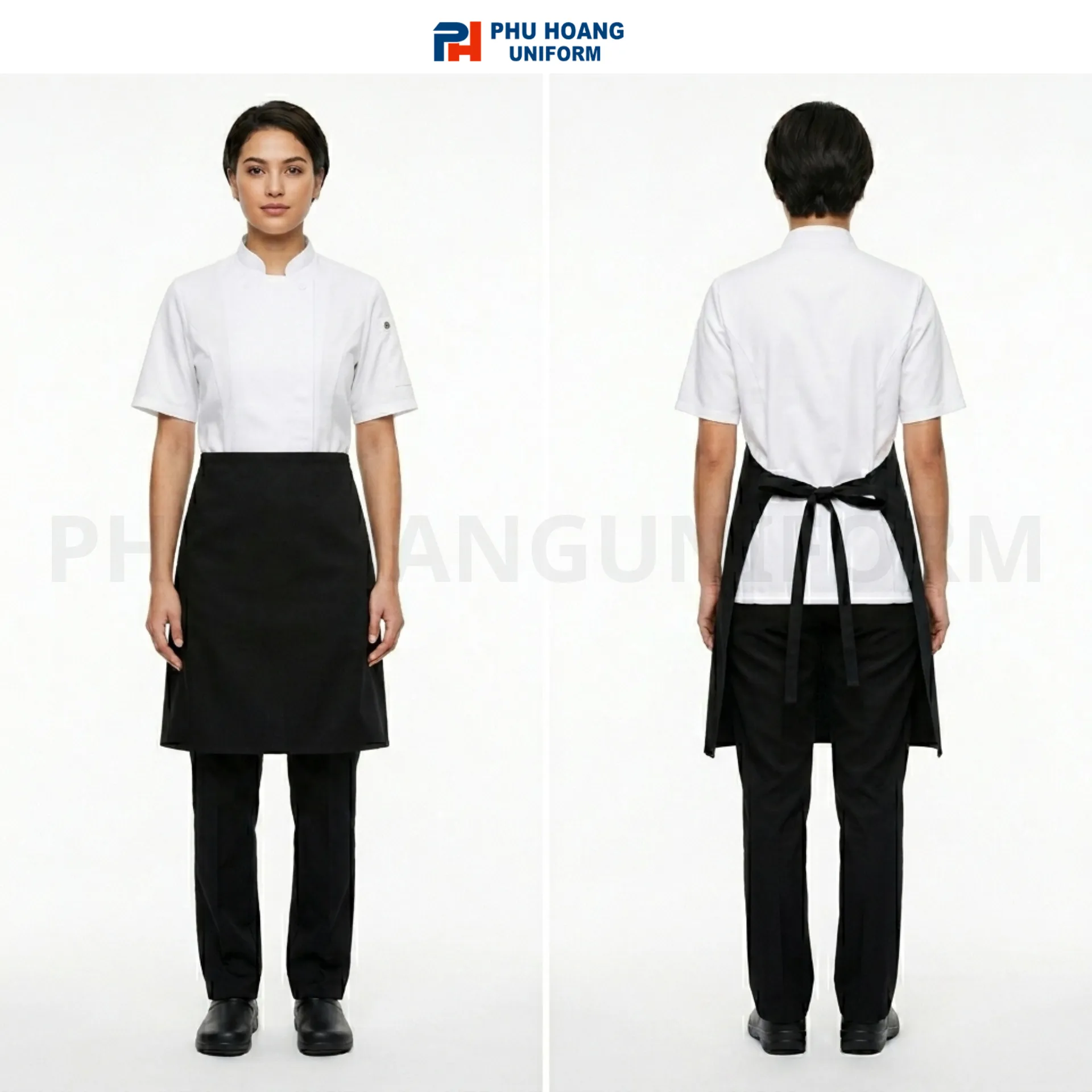 tap-de-ngan-mau-den-1 Tạp Dề Ngắn Màu Đen Cao Cấp