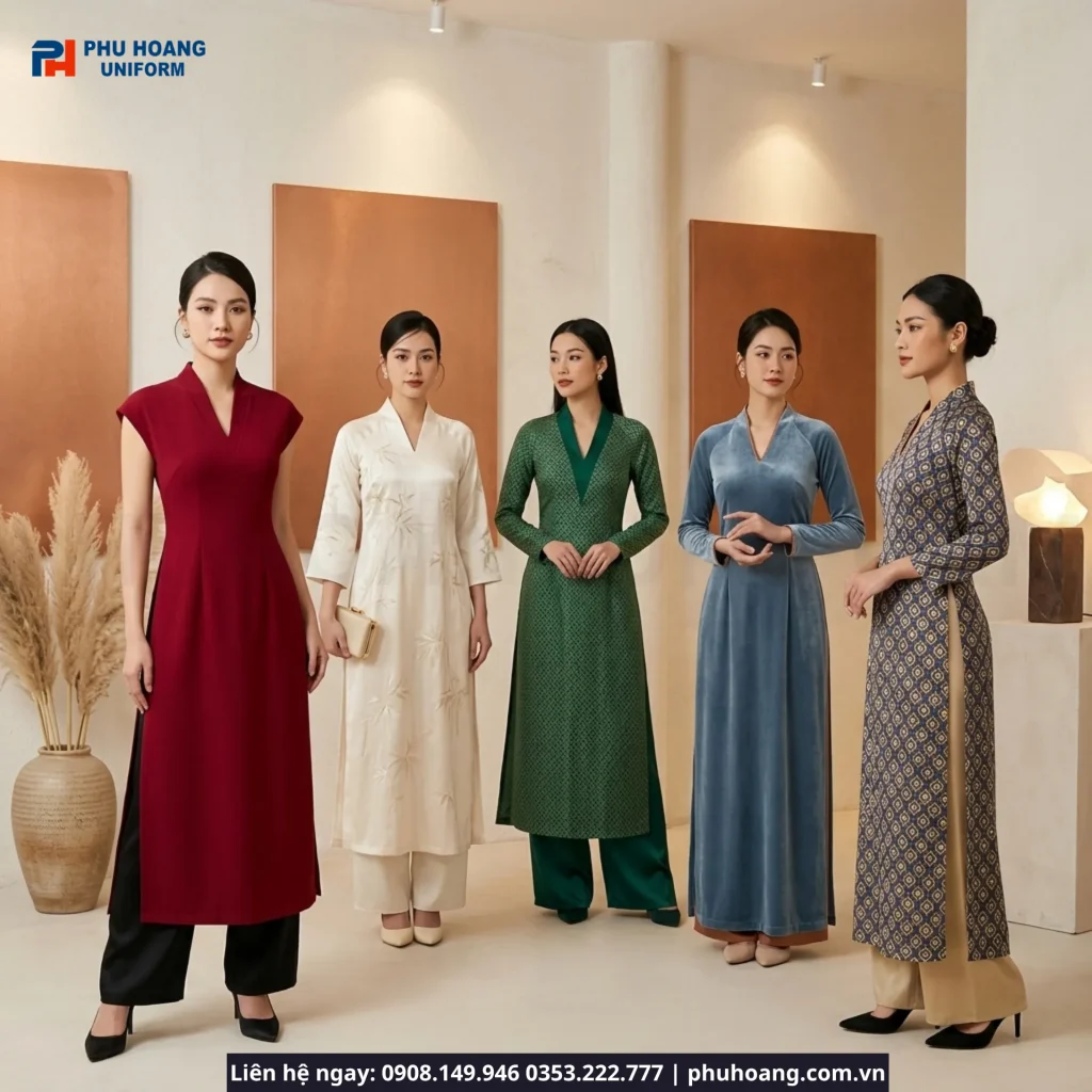 Áo Dài Cách Tân Phục Vụ – Chọn Mẫu Đẹp, Chuyên Nghiệp 2026