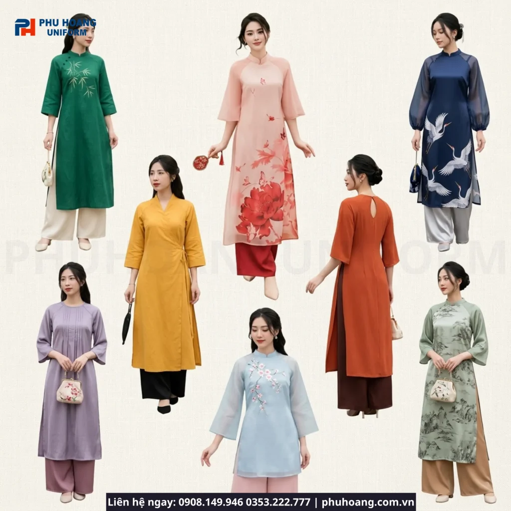 Áo Dài Cách Tân Phục Vụ – Chọn Mẫu Đẹp, Chuyên Nghiệp 2026