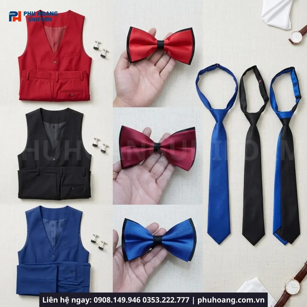 Chọn Phú Hoàng Để May Áo Gile Phục Vụ