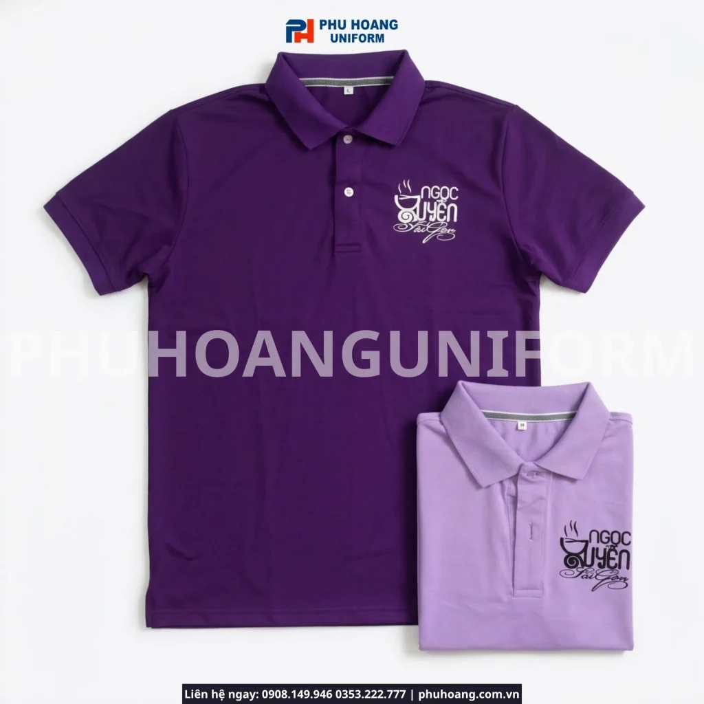 Áo Polo Đồng Phục In/Thêu Logo – Đa Dạng Mẫu Mã