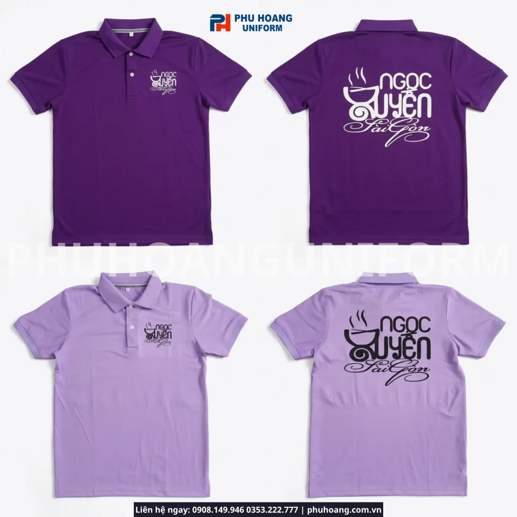 Áo Polo Đồng Phục In/Thêu Logo – Đa Dạng Mẫu Mã