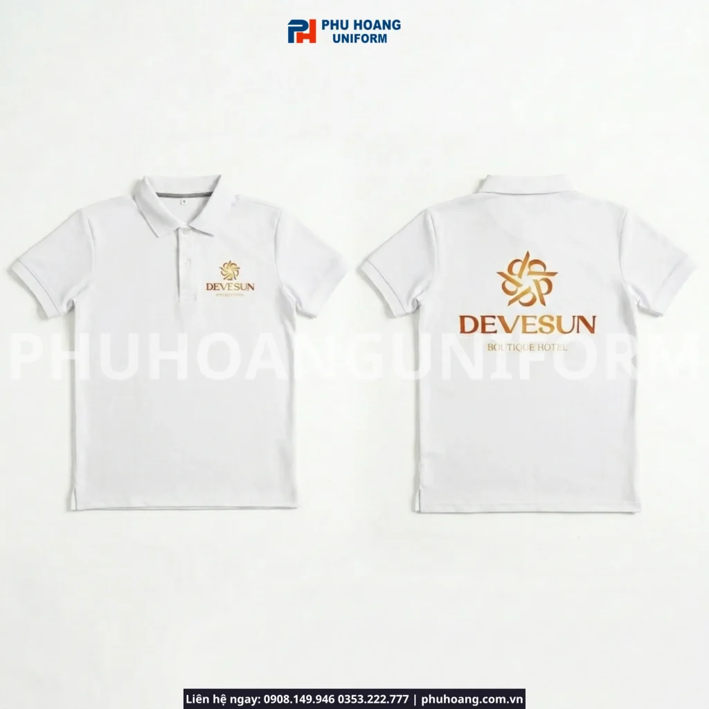 Áo Polo Đồng Phục In/Thêu Logo – Đa Dạng Mẫu Mã