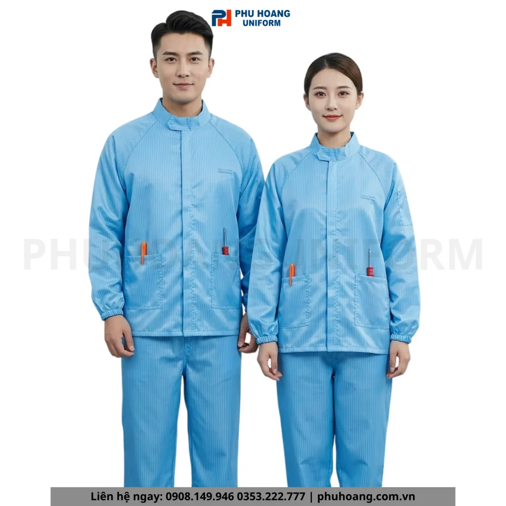 Đồng Phục Chống Tĩnh Điện Cao Cấp