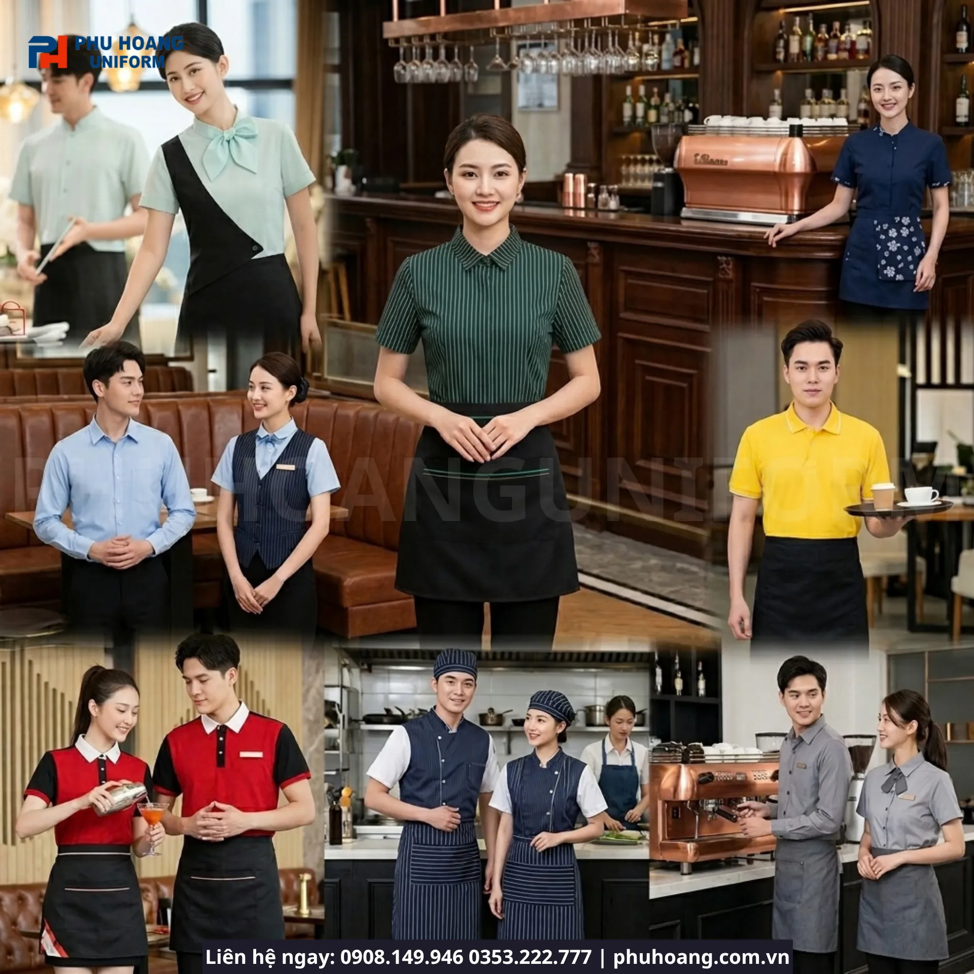 Đồng Phục Phục Vụ Nhà Hàng – Tiêu Chí Chọn Mẫu Chuẩn 2026