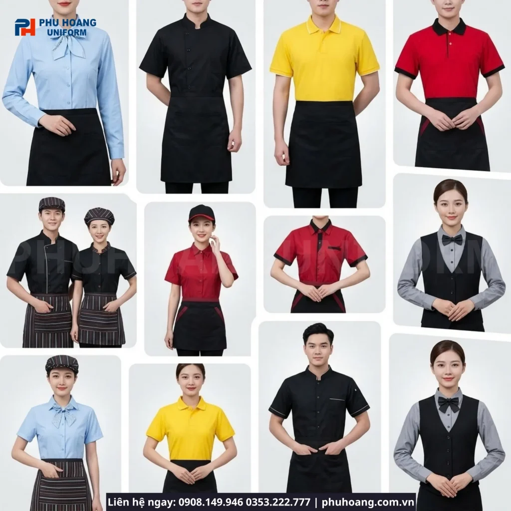 Đồng Phục Phục Vụ Nhà Hàng – Tiêu Chí Chọn Mẫu Chuẩn 2026