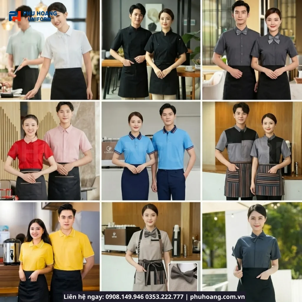 Đồng Phục Phục Vụ Nhà Hàng – Tiêu Chí Chọn Mẫu Chuẩn 2026