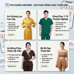 99+ Mẫu Đồng Phục Spa Đẹp 2026 – Các Loại & Xu Hướng Mới