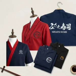 In Logo Lên Áo Bếp – Thêu Hay In Nhiệt? So Sánh Từ A–Z