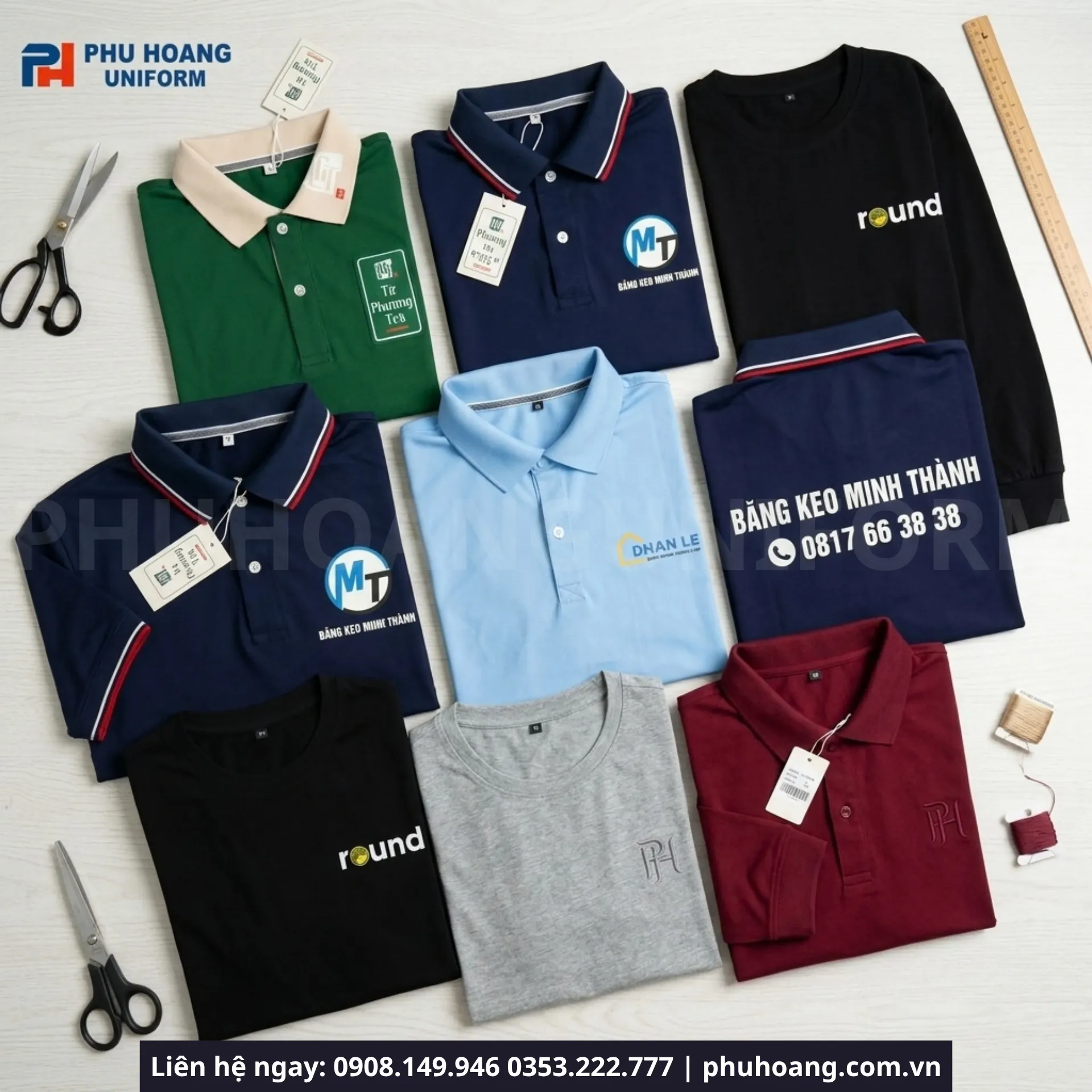Top 20+ Mẫu Đồng Phục Áo Thun In Logo Đẹp Nhất 2026