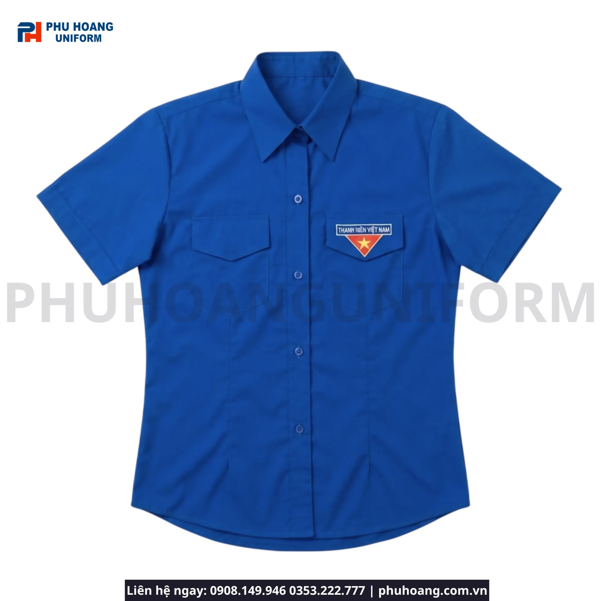 ao-doan-thanh-nien-nu-tay-ngan-xanh-duong_3 Áo Đoàn Thanh Niên Nữ Tay Ngắn Xanh Dương