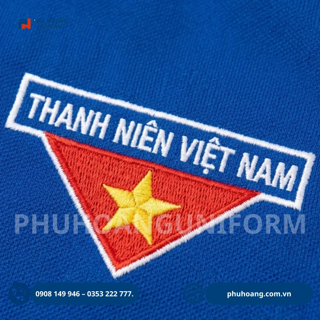 Áo đoàn màu xanh dương cho đoàn viên Áo đoàn màu xanh dương thiết kế trẻ trung, phù hợp cho đoàn viên, thanh niên, hoạt động tình nguyện, sự kiện và chương trình Đoàn. Nhận may áo đoàn theo yêu cầu.