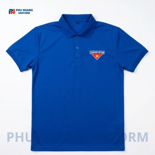 Áo Polo Đoàn Thanh Niên Tay Ngắn