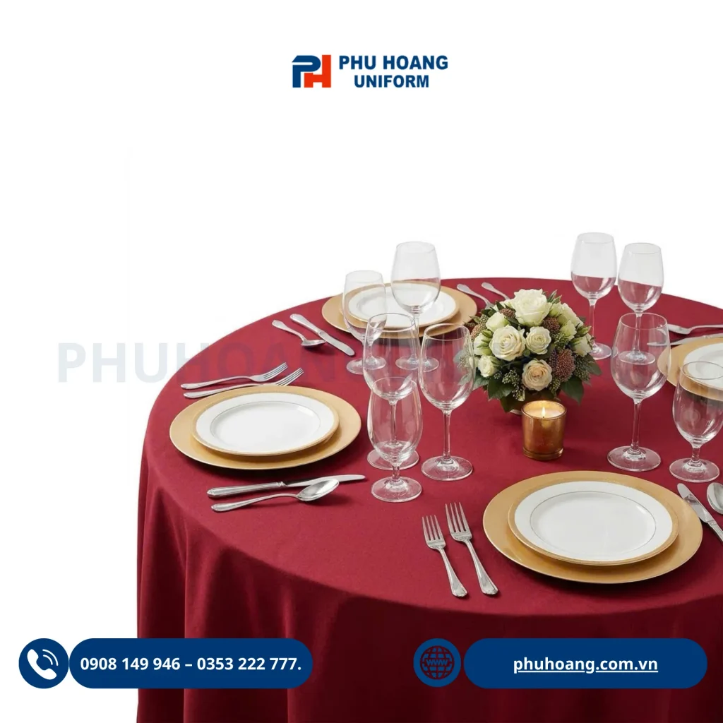 . Sản phẩm sử dụng chất liệu vải Kate lụa hoặc Kaki trơn, đảm bảo bề mặt phẳng phiu tuyệt đối, thả rũ tự nhiên và hoàn toàn không xếp ly rườm rà.