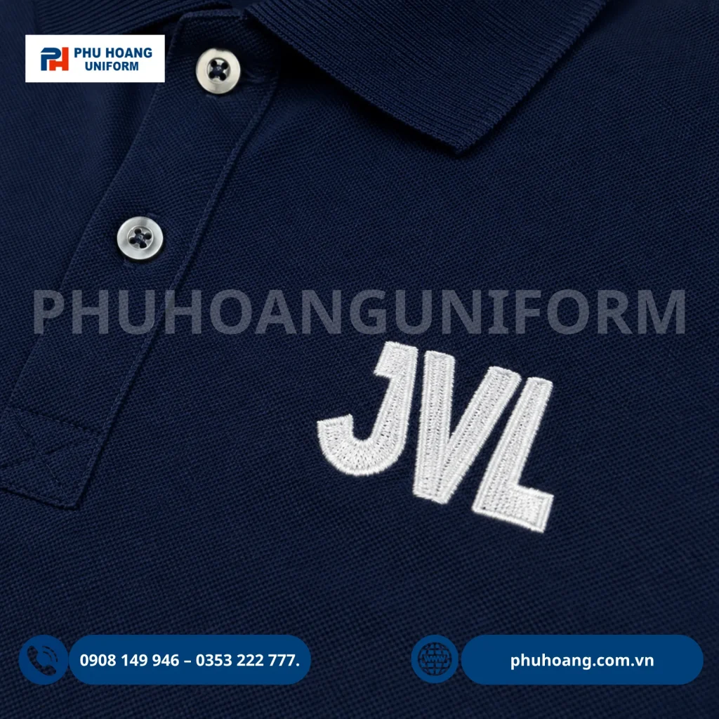 Đồng phục áo polo màu xanh navy cho doanh nghiệp Đồng phục áo polo đẹp màu xanh navy dành cho doanh nghiệp, thiết kế trẻ trung, lịch sự và chuyên nghiệp. Nhận may áo polo đồng phục theo yêu cầu, phù hợp nhân viên và đội nhóm.