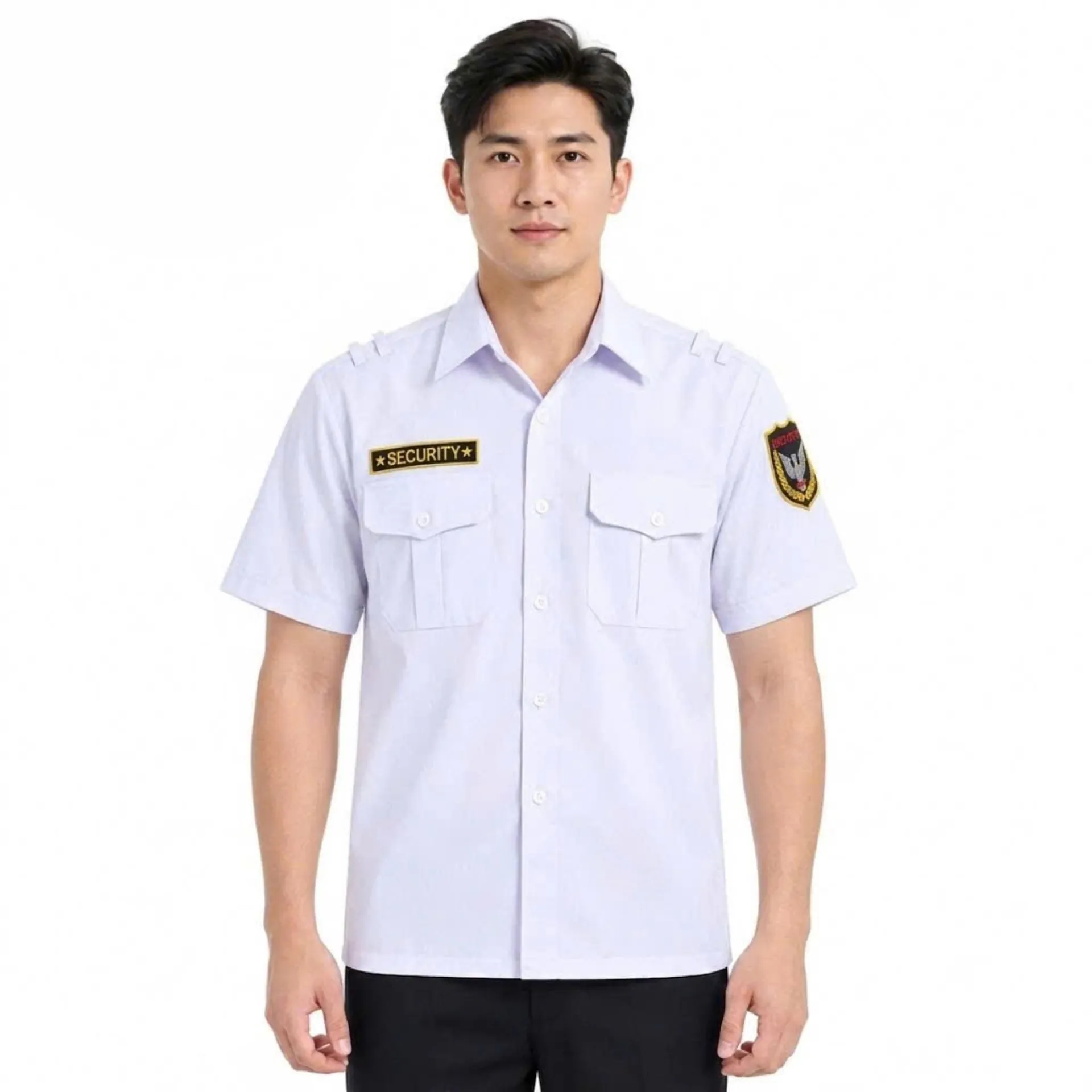 ao-bao-ve (3) Áo Bảo Vệ Tay Ngắn Trắng