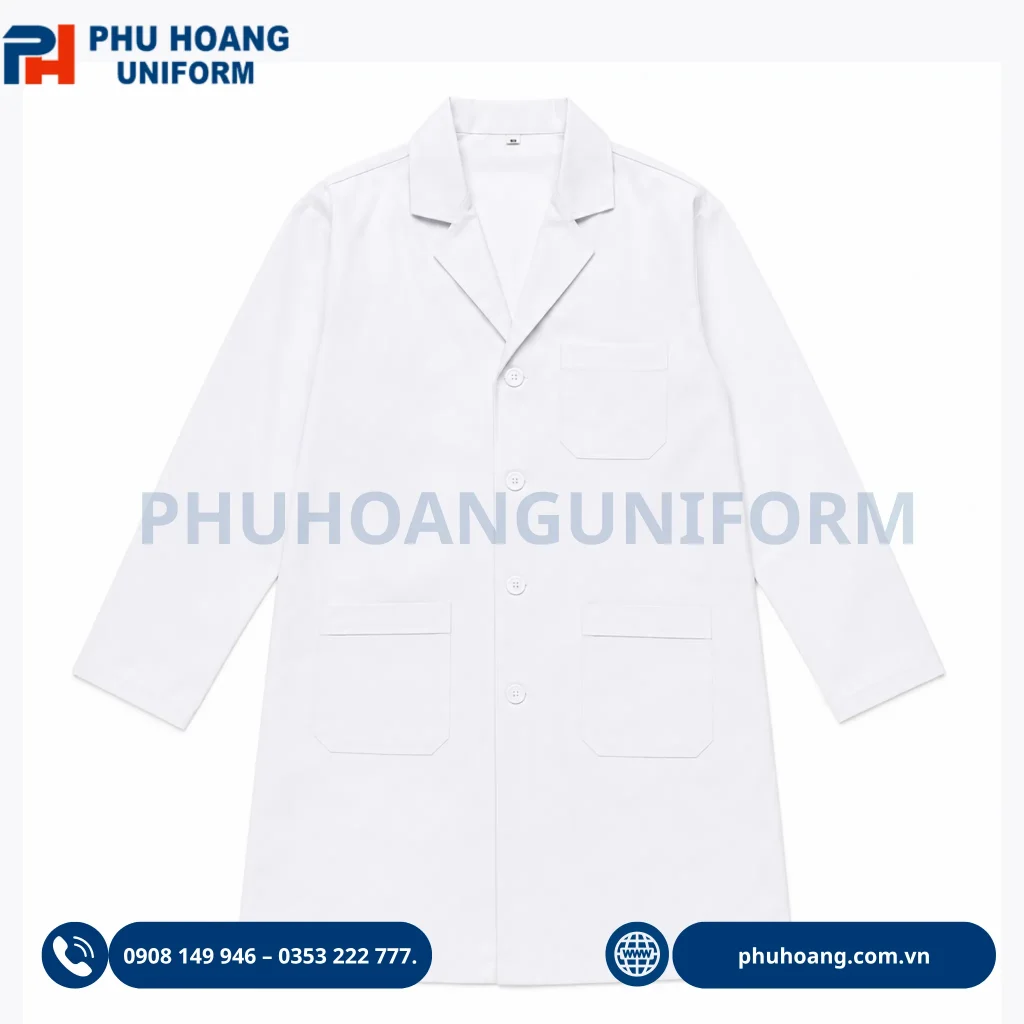 Đặt may đồng phục bệnh viện, đồ scrub, áo blouse y tế chất lượng cao, thoáng mát tại Phú Hoàng Uniform