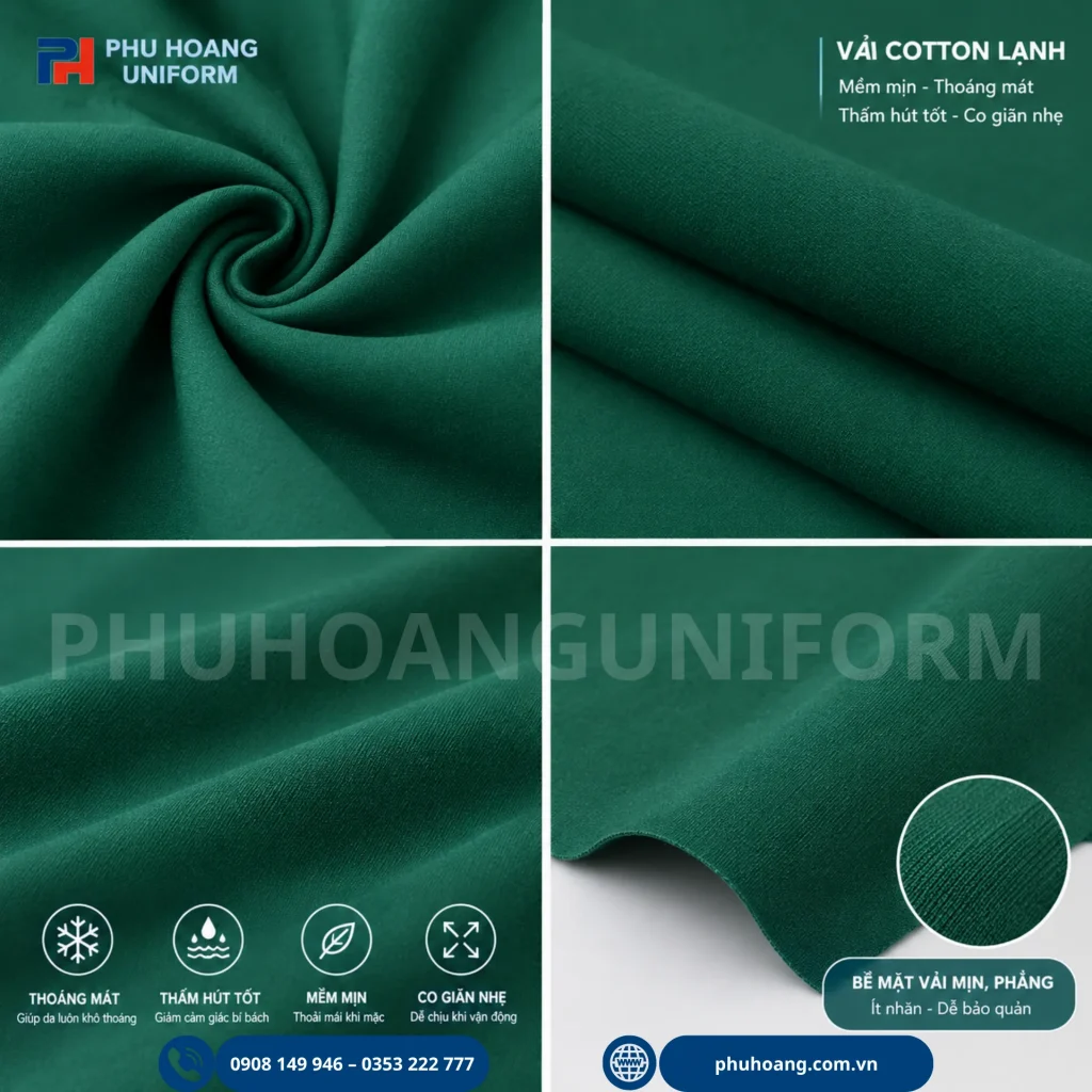 Bộ đồng phục scrubs Hình ảnh bộ đồng phục scrubs thiết kế áo cổ tim tay ngắn kết hợp quần lưng chun, mang lại sự thoải mái và chuyên nghiệp