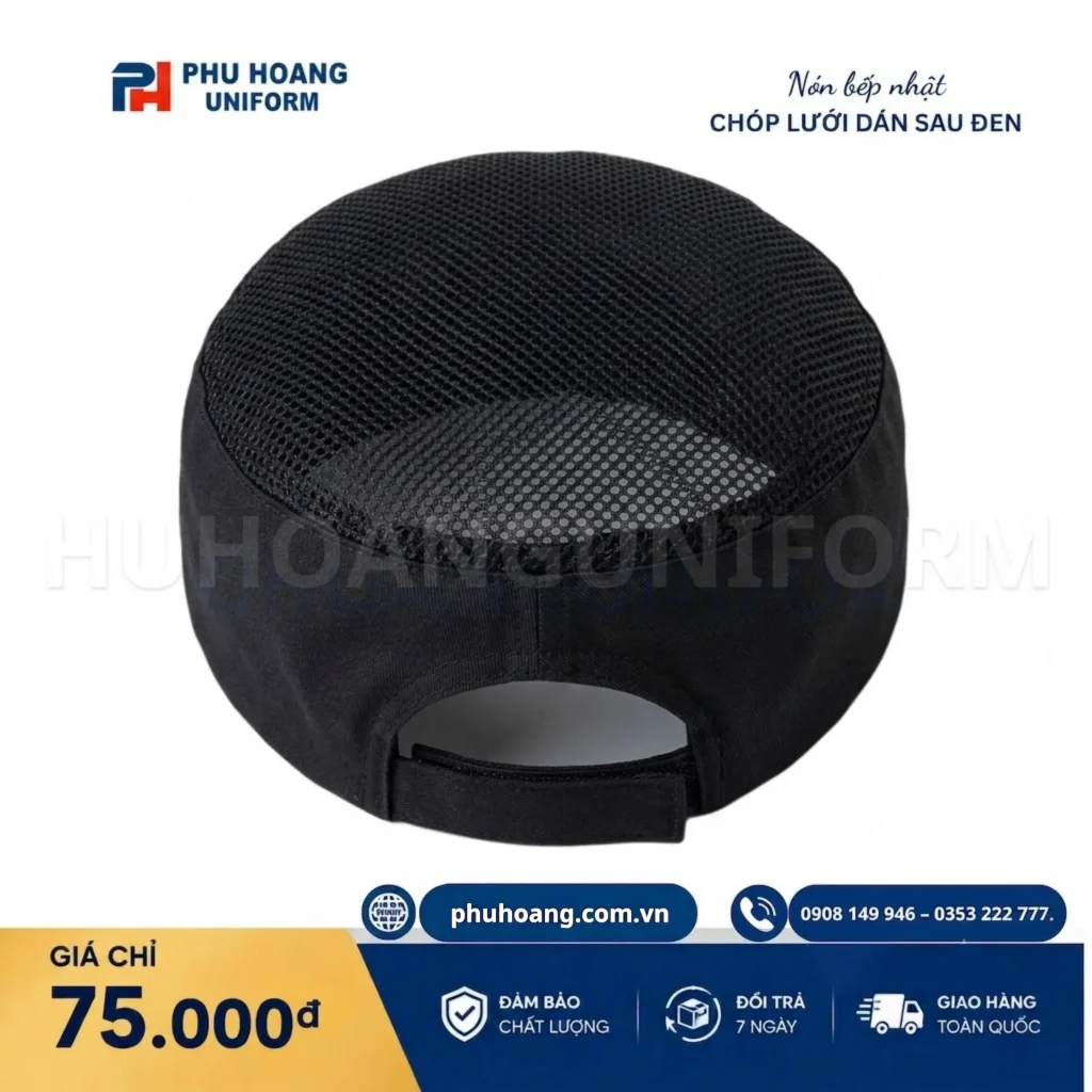 Nón đầu bếp đặt may theo yêu cầu Nón đầu bếp may theo yêu cầu, thiết kế chuyên nghiệp, phù hợp làm đồng phục bếp cho nhà hàng, khách sạn và quán ăn.