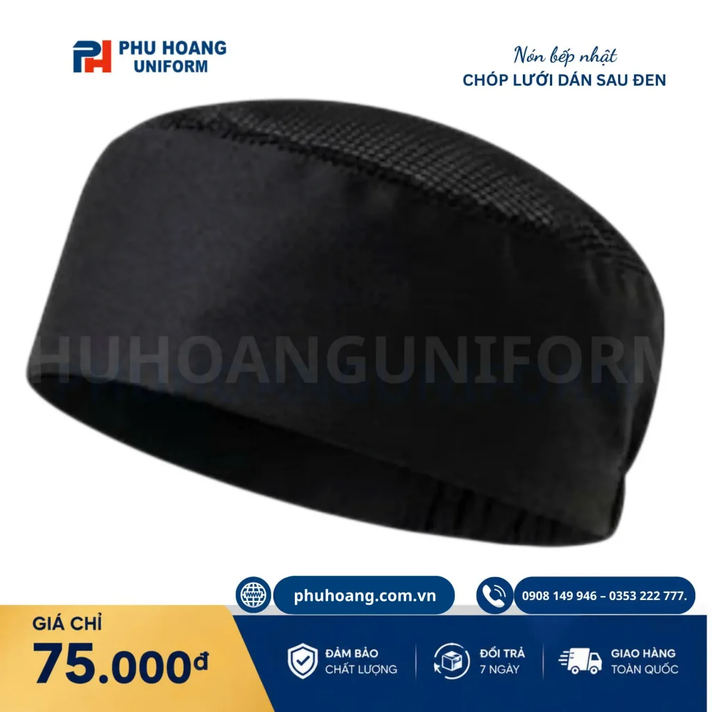 Nón đầu bếp đặt may theo yêu cầu Nón đầu bếp may theo yêu cầu, thiết kế chuyên nghiệp, phù hợp làm đồng phục bếp cho nhà hàng, khách sạn và quán ăn.
